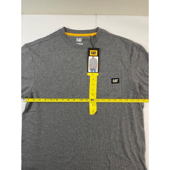 Caterpillar NWT Mens Gray Short Sleeve Crew Neck Pocket T-Shirt, Small, New - Picture 11 of 14